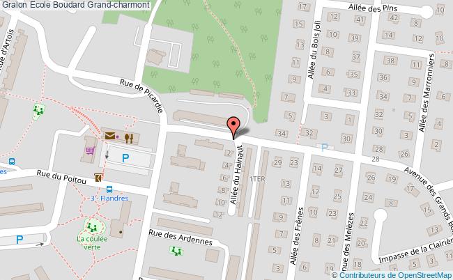 plan Ecole Boudard Grand-charmont Grand-charmont