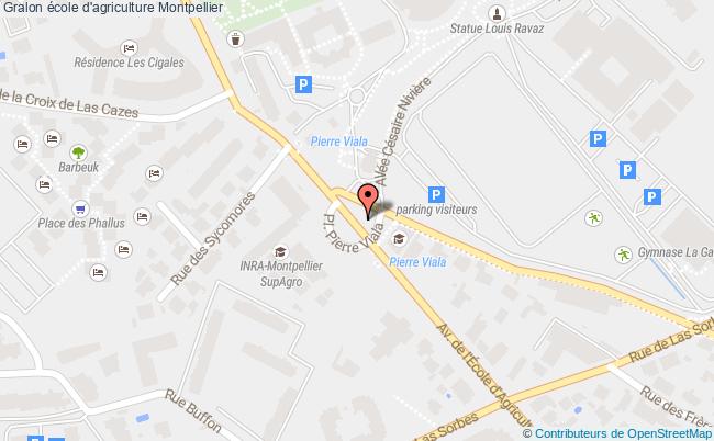 plan école D'agriculture Montpellier Montpellier