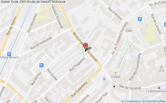 plan Ecole D'art (ecole De Dessin) Mulhouse Mulhouse
