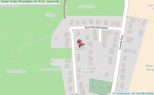 plan Ecole D'equitation De L'esch Jezainville Jezainville