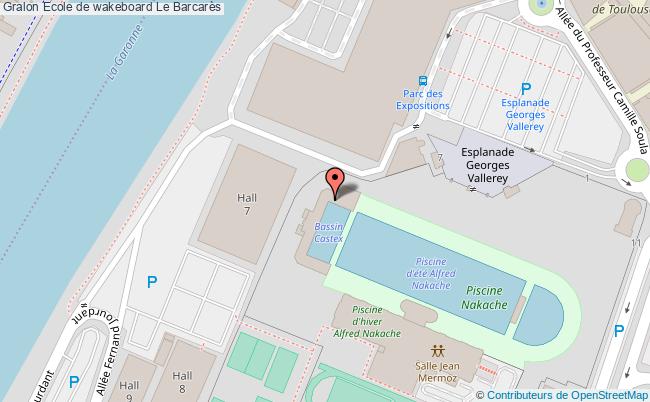 plan Ecole De Wakeboard Le Barcarès Le Barcarès