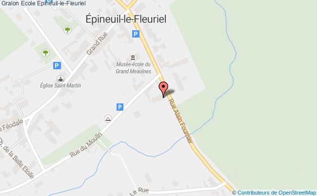 plan Ecole Epineuil-le-fleuriel Epineuil-le-Fleuriel