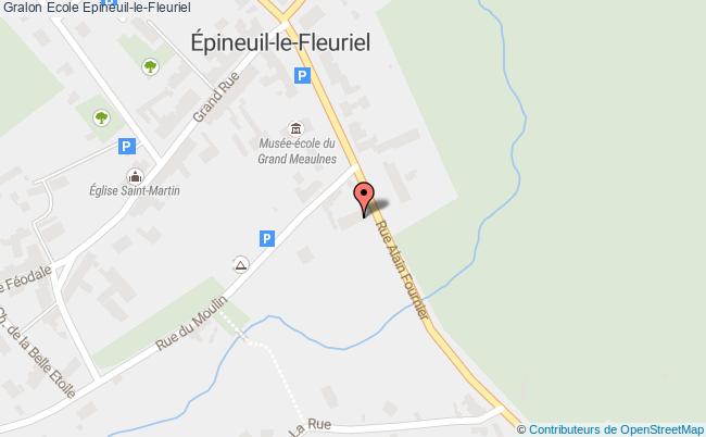 plan Ecole Epineuil-le-fleuriel Epineuil-le-Fleuriel