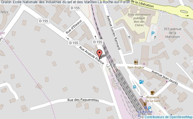 plan Ecole Nationale Des Industries Du Lait Et Des Viandes La Roche-sur-foron La Roche-sur-Foron