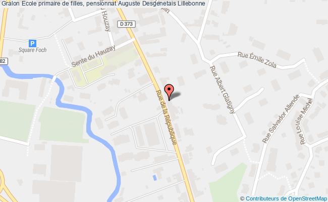 Ecole primaire de filles, pensionnat Auguste Desgenetais