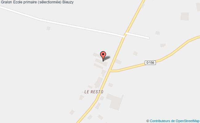 plan Ecole Primaire (sélectionnée) Bieuzy Bieuzy