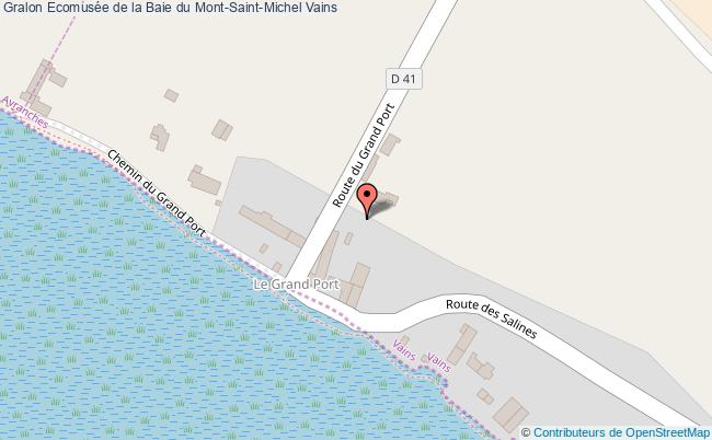 plan Ecomusée De La Baie Du Mont-saint-michel Vains Vains