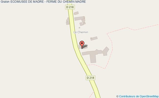 plan Ecomusee De Madre - Ferme Du Chemin Madre MADRE