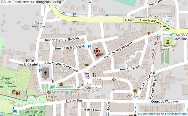 plan Ecomusée Du Bourgeais Bourg Bourg