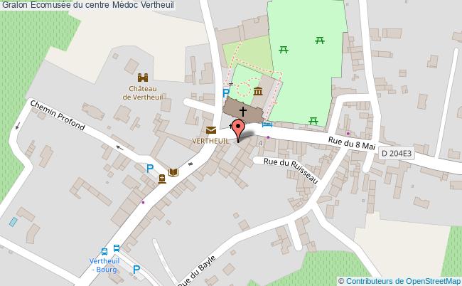 plan Ecomusée Du Centre Médoc Vertheuil Vertheuil