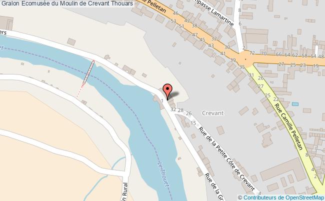 plan Ecomusée Du Moulin De Crevant Thouars Thouars