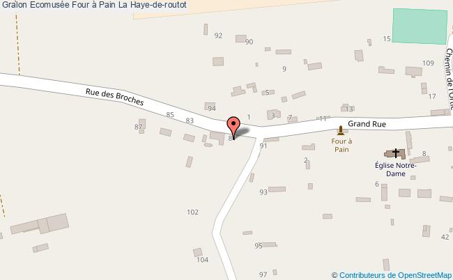 plan Ecomusée Four à Pain La Haye-de-routot La Haye-de-routot