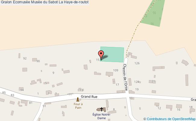 plan Ecomusée Musée Du Sabot La Haye-de-routot La Haye-de-routot