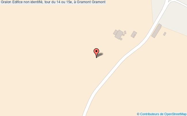 plan Edifice Non Identifié, Tour Du 14 Ou 15e, à Gramont Gramont Gramont