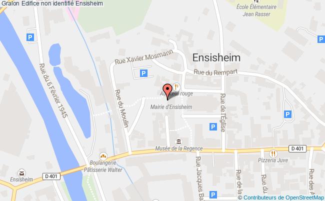 plan Edifice Non Identifié Ensisheim Ensisheim