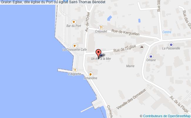 plan Eglise, Dite église Du Port Ou église Saint-thomas Bénodet Bénodet