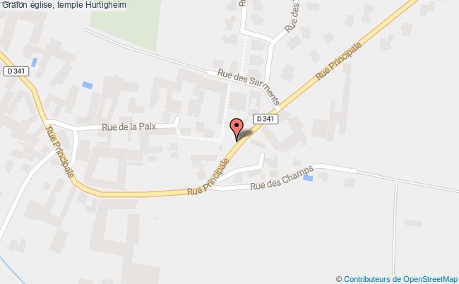 plan église, Temple Hurtigheim Hurtigheim