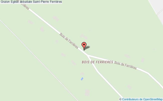 plan Eglise Abbatiale Saint-pierre Ferrières Ferrières