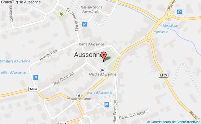 plan Eglise Aussonne Aussonne