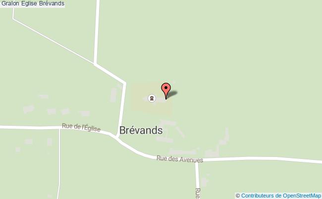 plan Eglise Brévands Brévands