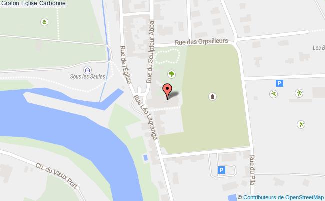 plan Eglise Carbonne Carbonne
