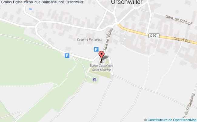 plan Eglise Catholique Saint-maurice Orschwiller Orschwiller