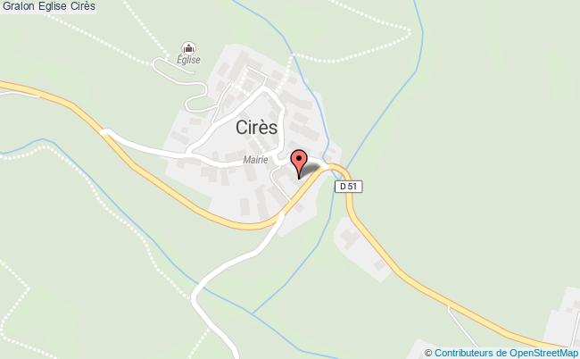 plan Eglise Cirès Cirès