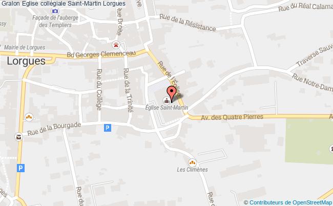 plan Eglise Collégiale Saint-martin Lorgues Lorgues