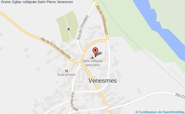 plan Eglise Collégiale Saint-pierre Venesmes Venesmes