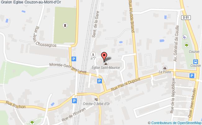 plan Eglise Couzon-au-mont-d'or Couzon-au-Mont-d'Or
