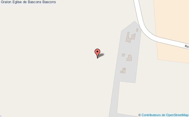 plan Eglise De Bascons Bascons Bascons