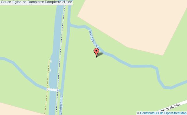 plan Eglise De Dampierre Dampierre-et-flée Dampierre-et-flée