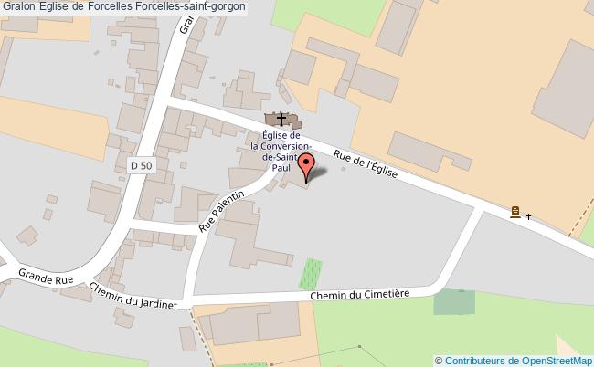 plan Eglise De Forcelles Forcelles-saint-gorgon Forcelles-saint-gorgon