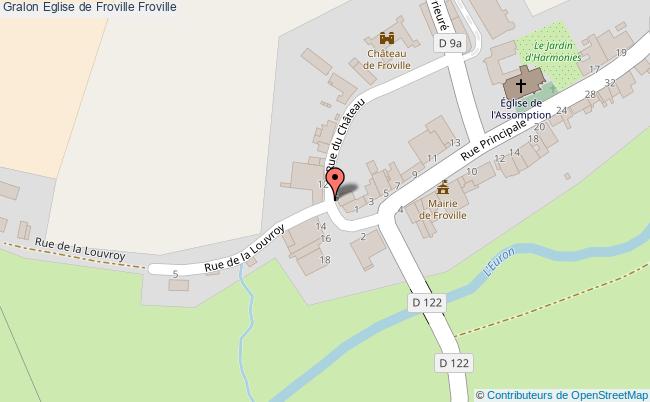 plan Eglise De Froville Froville Froville