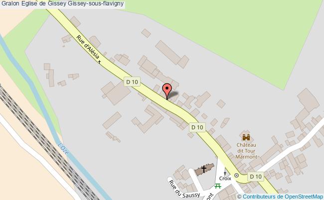plan Eglise De Gissey Gissey-sous-flavigny Gissey-sous-flavigny