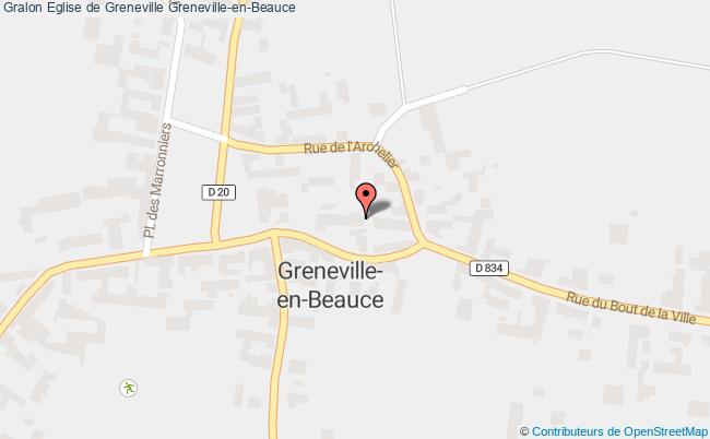 plan Eglise De Greneville Greneville-en-beauce Greneville-en-Beauce