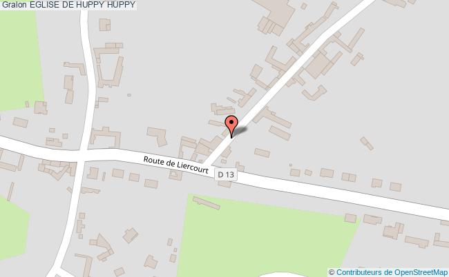 plan Eglise De Huppy Huppy HUPPY