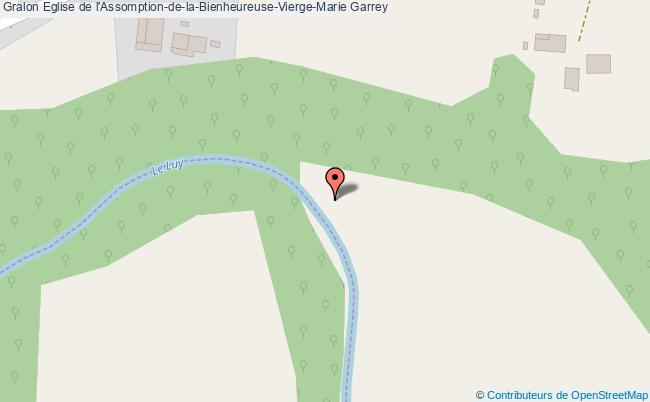 plan Eglise De L'assomption-de-la-bienheureuse-vierge-marie Garrey Garrey