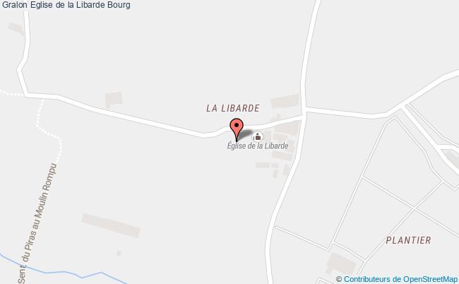 plan Eglise De La Libarde Bourg Bourg