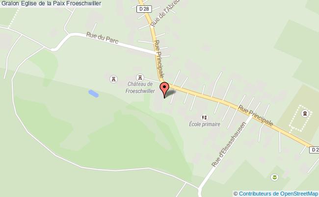 plan Eglise De La Paix Froeschwiller Froeschwiller