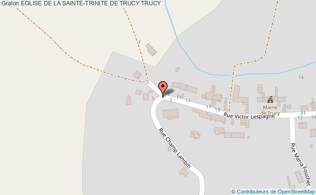 plan Eglise De La Sainte-trinite De Trucy Trucy TRUCY