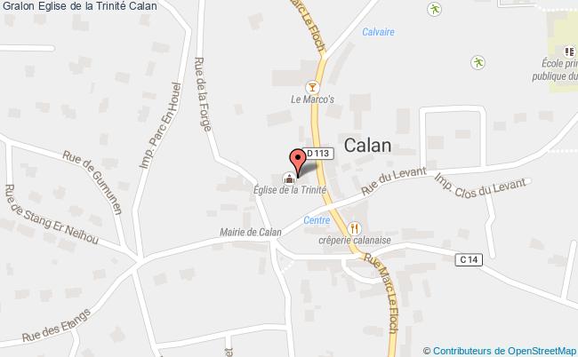plan Eglise De La Trinité Calan Calan