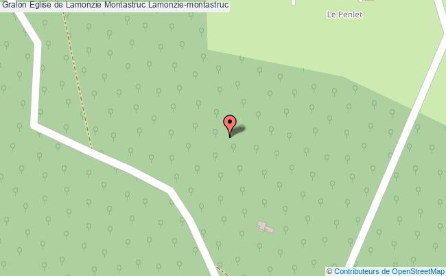 plan Eglise De Lamonzie Montastruc Lamonzie-montastruc Lamonzie-montastruc