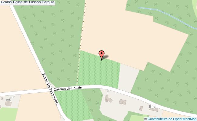 plan Eglise De Lusson Perquie Perquie