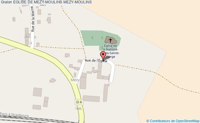 plan Eglise De Mezy-moulins Mezy-moulins MEZY-MOULINS