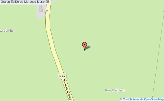 plan Eglise De Morancé Morancé Morancé