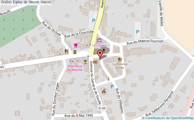 plan Eglise De Neuvic Neuvic Neuvic