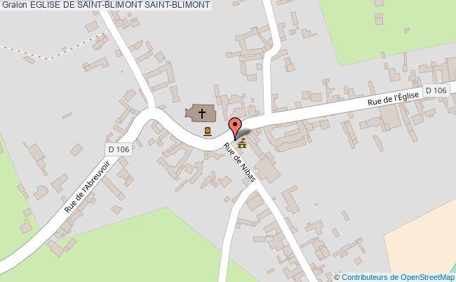 plan Eglise De Saint-blimont Saint-blimont SAINT-BLIMONT