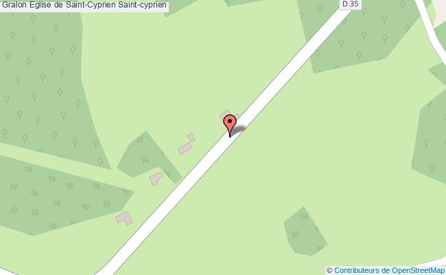 plan Eglise De Saint-cyprien Saint-cyprien Saint-cyprien