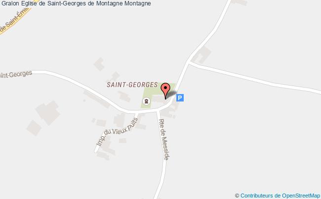 plan Eglise De Saint-georges De Montagne Montagne Montagne